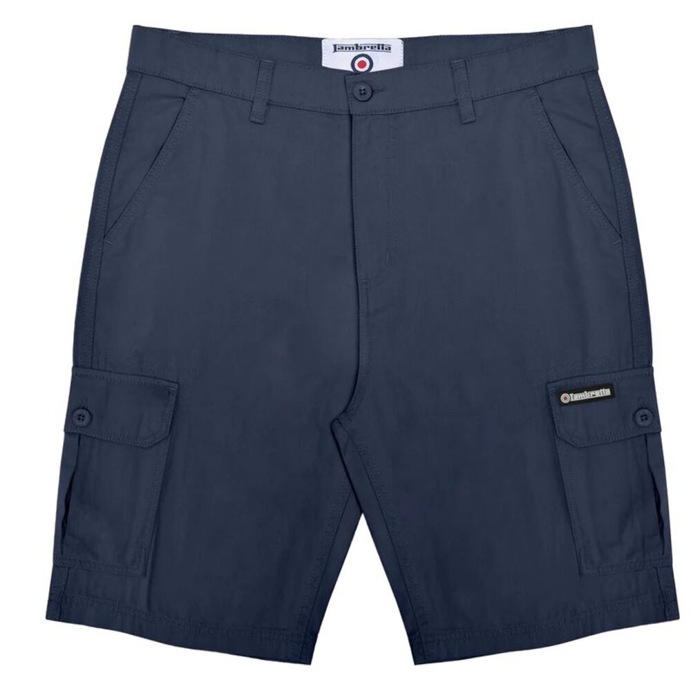 Lambretta Mens SS25 Cargo Shorts / Navy